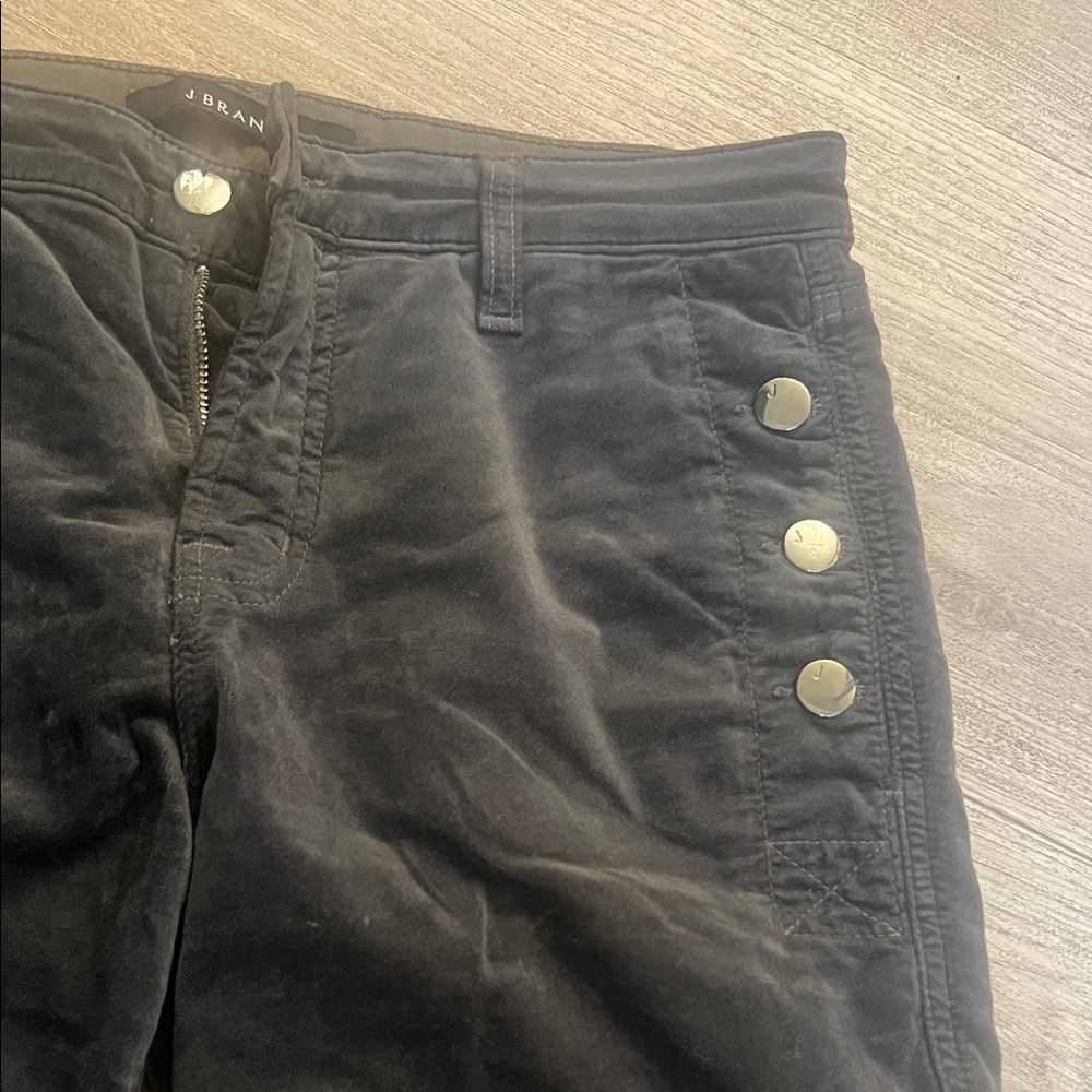 J BRAND - Black Velvet Women Jeans - Picture 4 of 7